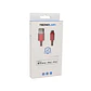 Cable USB a Lightning rojo TecnoLab 03-TL307R - Miniatura 1