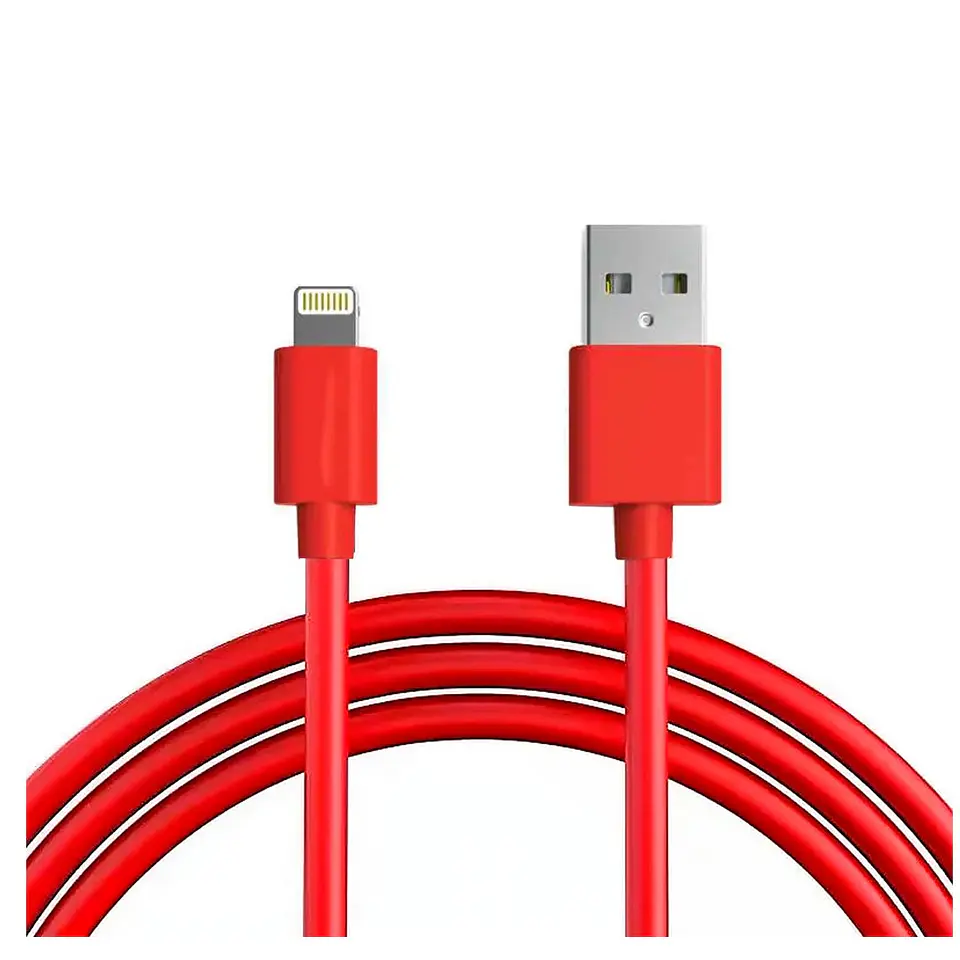 Cable USB a Lightning rojo TecnoLab 03-TL307R 3