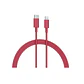 Cable Tipo C a Lightning rojo TecnoLab 03-TL308R - Miniatura 1