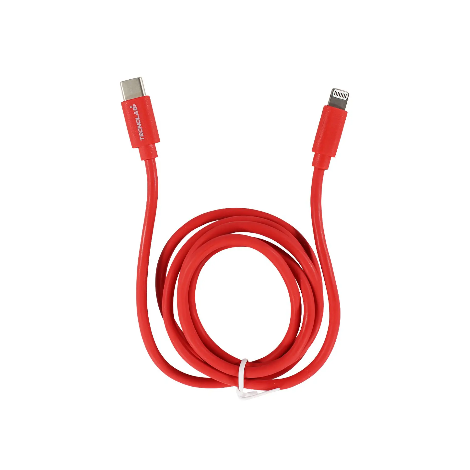 Cable Tipo C a Lightning rojo TecnoLab 03-TL308R 5