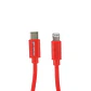 Cable Tipo C a Lightning rojo TecnoLab 03-TL308R - Miniatura 6