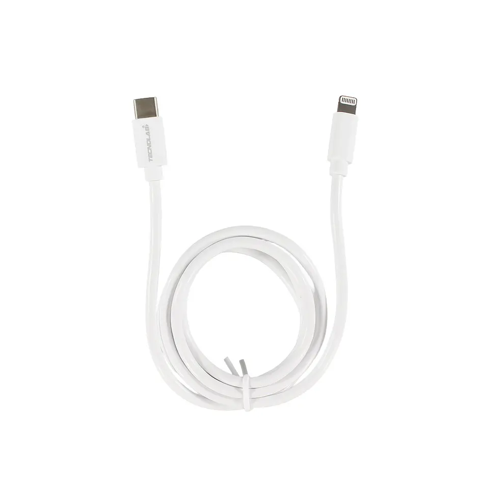 Cable de IPhone/IPad c a lightning White TecnoLab 03-TL308W 6