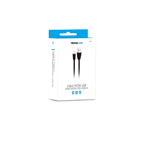 Cable USB 2.0 a Micro USB 1mt TecnoLab 03-TL313