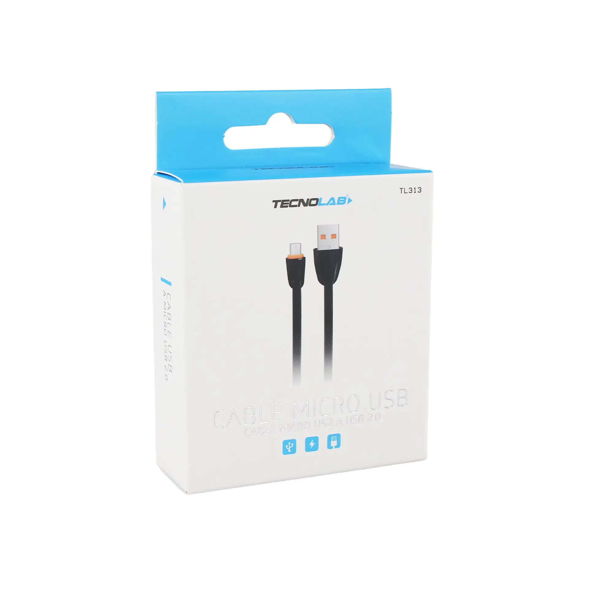 Cable USB 2.0 a Micro USB 1mt TecnoLab 03-TL313 4