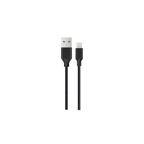 Cable USB Lightning. Color negro. 3mts TecnoLab 03-TL320