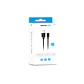 Cable USB Lightning. Color negro. 3mts TecnoLab 03-TL320 - Miniatura 2