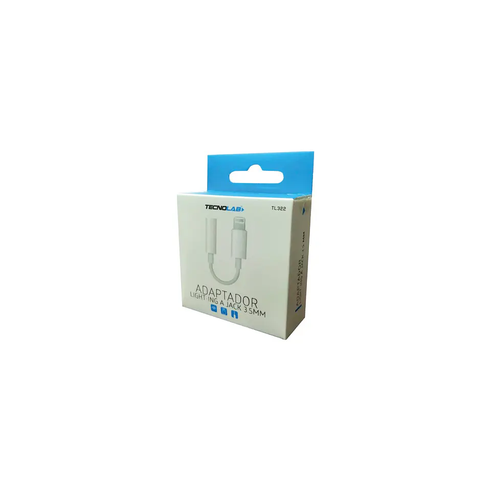Adaptador lightning a 3.5mm con BT TecnoLab 03-TL322 3