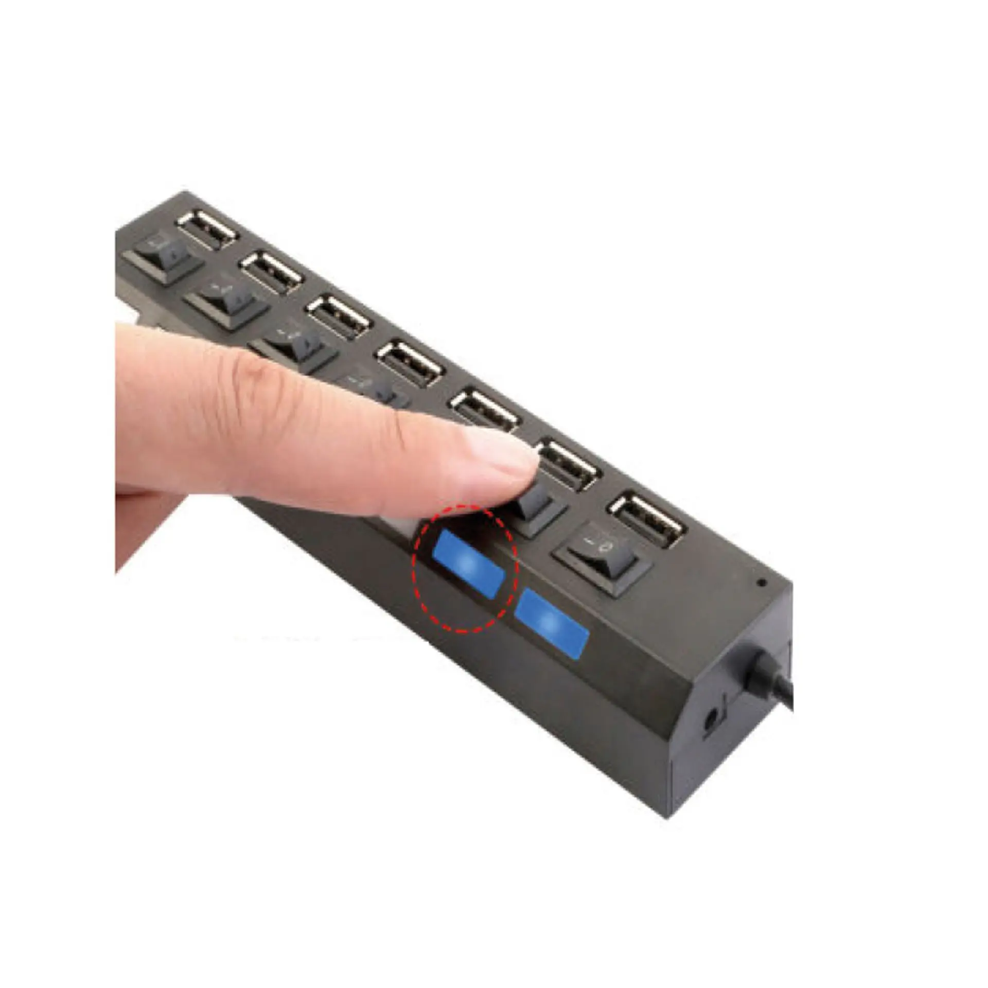 Hub USB 7 puertos TecnoLab 03-TL344 4