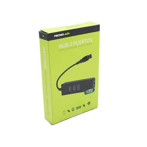 Hub 3 puertos USB 3.0 TecnoLab 03-TL345