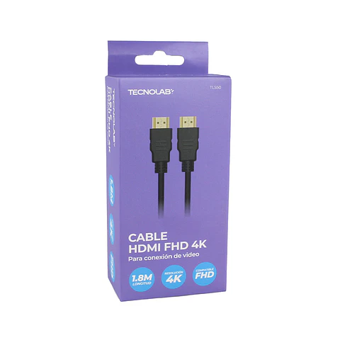 Cable HDMI 1,8M blíster TecnoLab 03-TL550