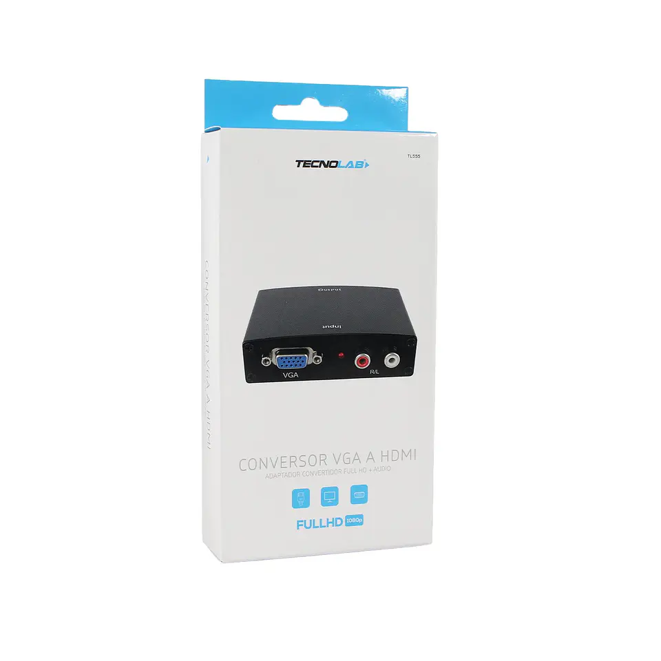 Convertidor VGA + Audio A HDMI TecnoLab 03-TL555 2
