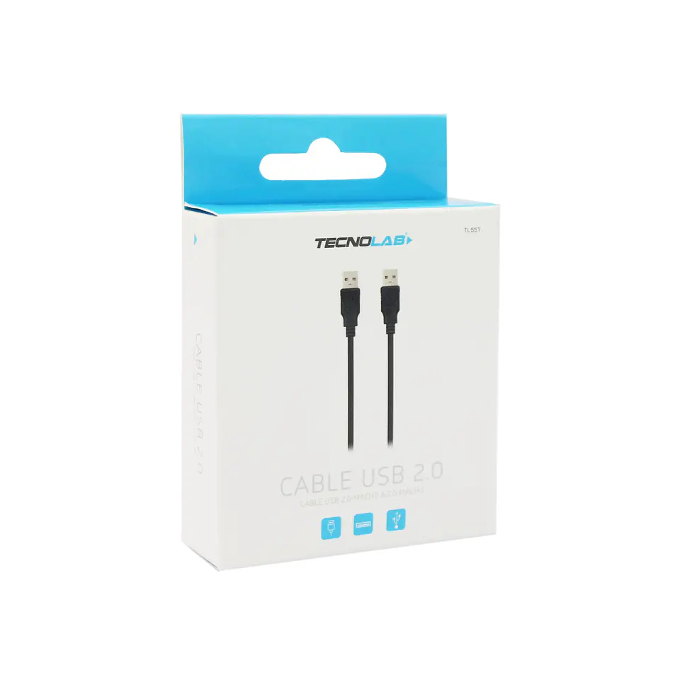 Cable extensión USB 2.0 macho a macho TecnoLab 03-TL557 3