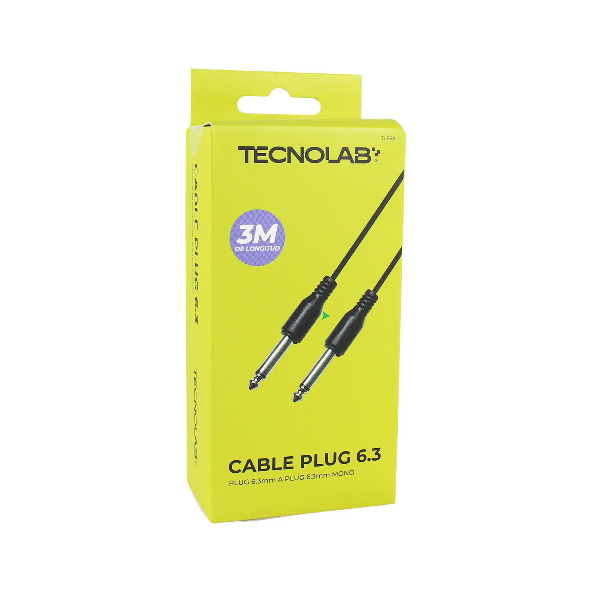 Cable mono 6,3mm 3mts TecnoLab 03-TL558 1