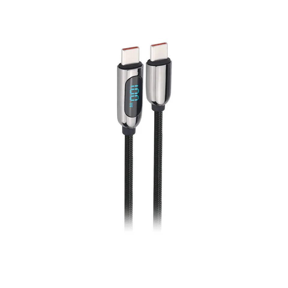Cable Tipo C a C 100W, Trenzado 2 mts TecnoLab 03-TL613 1