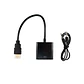 Adaptador HDMI a VGA con chip de audio TecnoLab 03-TL734 - Miniatura 3