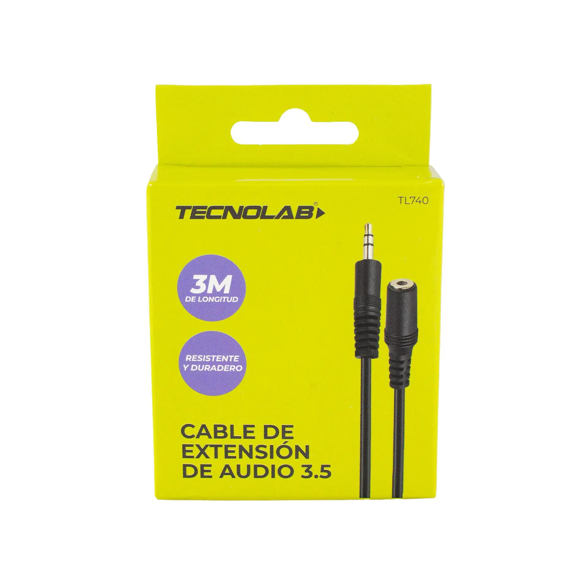 Cable de extensión de audio auxiliar TecnoLab 03-TL740 1