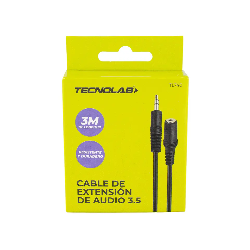 Cable de extensión de audio auxiliar TecnoLab 03-TL740 1