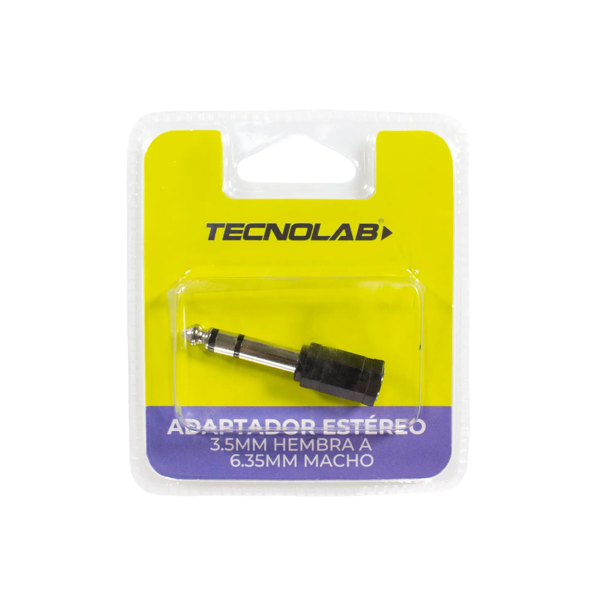 Adaptador estéreo 3,5 a 6,35 mm TecnoLab 03-TL746 1