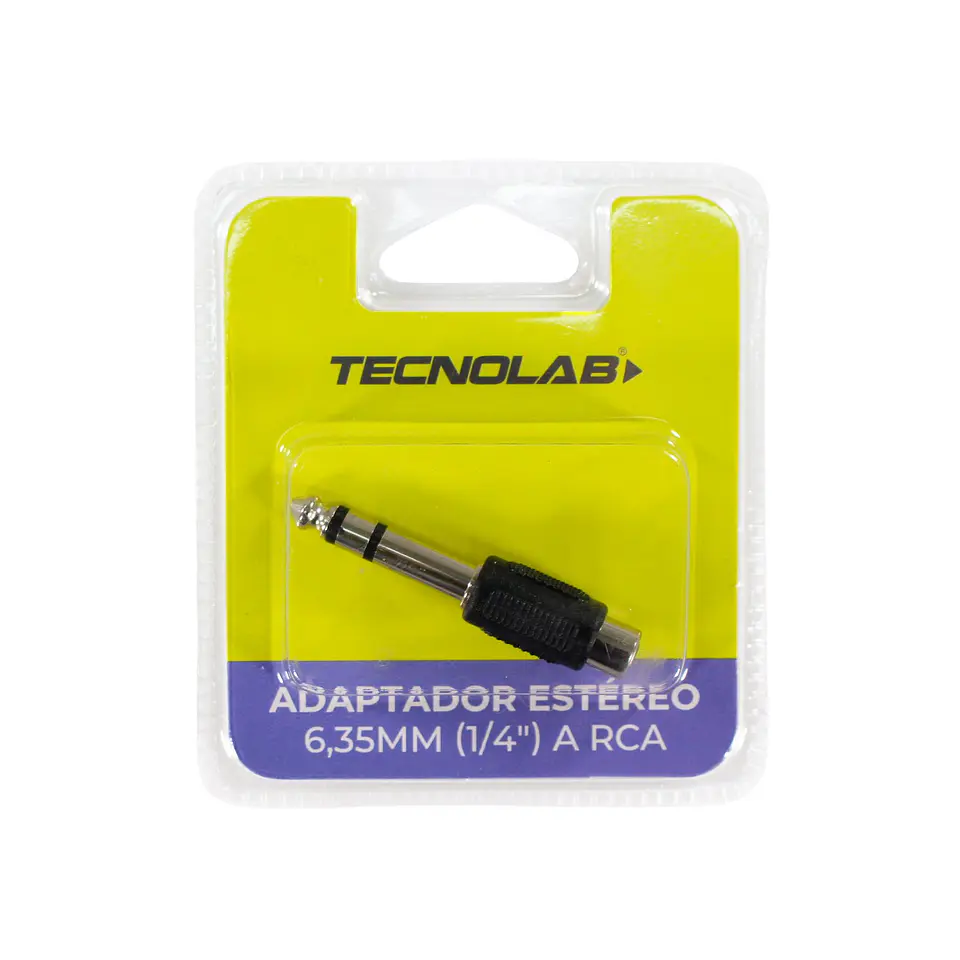 Adaptador jack 6,35 mm a RCA TecnoLab 03-TL747 2