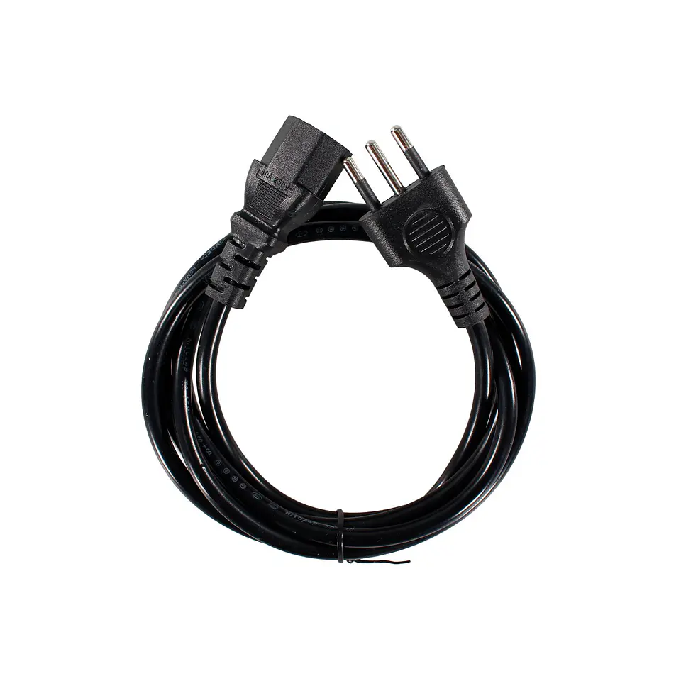Cable de poder IEC13 1,8 m TecnoLab TL752 3