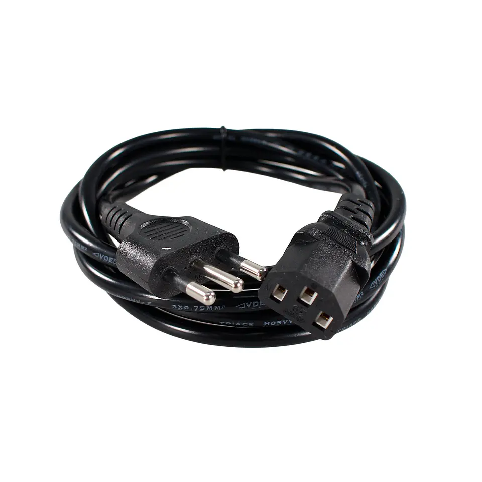 Cable de poder IEC13 1,8 m TecnoLab TL752 4