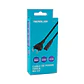 Cable de poder tipo 8 IEC C7 1,8 m TecnoLab TL762 - Miniatura 2