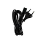Cable de poder tipo 8 IEC C7 1,8 m TecnoLab TL762 - Miniatura 3
