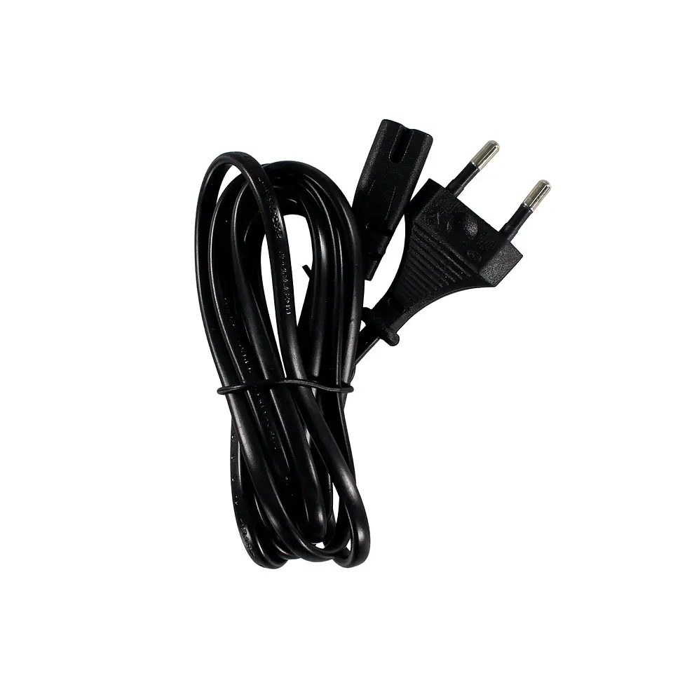 Cable de poder tipo 8 IEC C7 1,8 m TecnoLab TL762 3