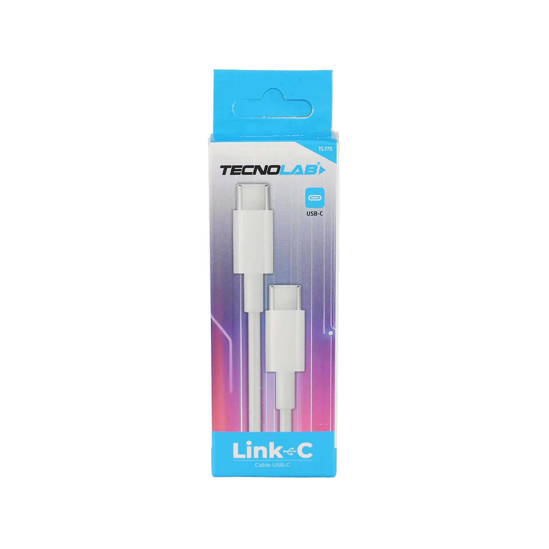 Cable USB-C a USB-C 20W 1 m blanco TecnoLab TL775 1
