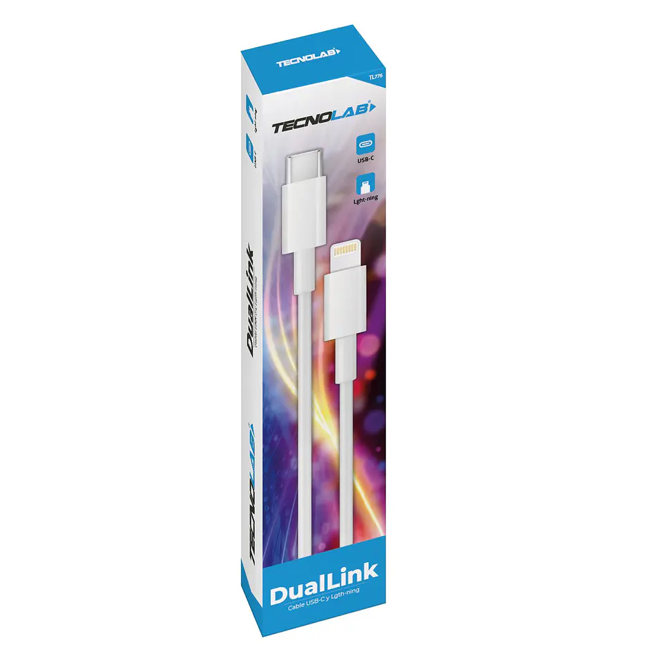 Cable USB-C a Lightning 20W 1 m TecnoLab TL776 1