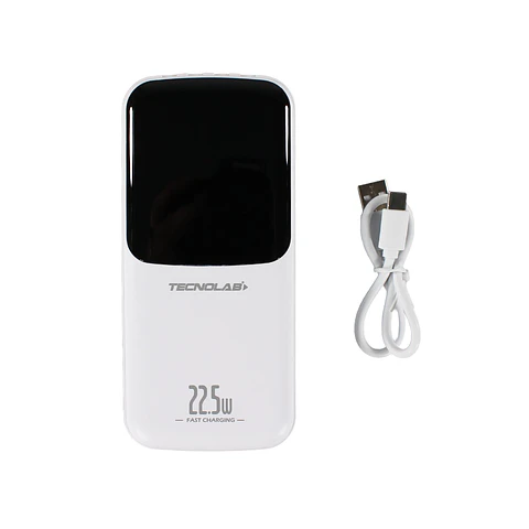 Power bank 25000mAh 22,5W blanco TecnoLab TL781W