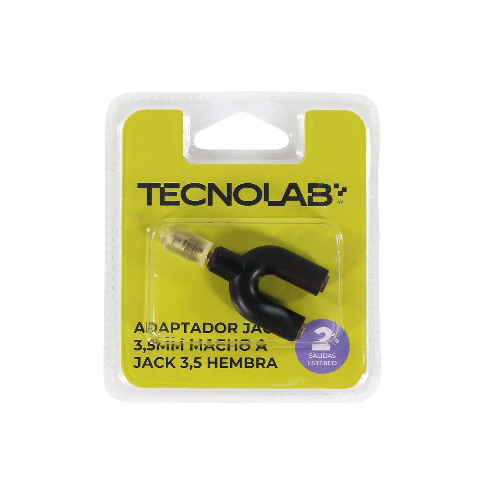 Duplicador jack 3,5 mm a 2 salidas TecnoLab 03-TL795 1