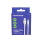 Cable USB-A a USB-C 18W 1 m blanco TecnoLab TL801 - Miniatura 1