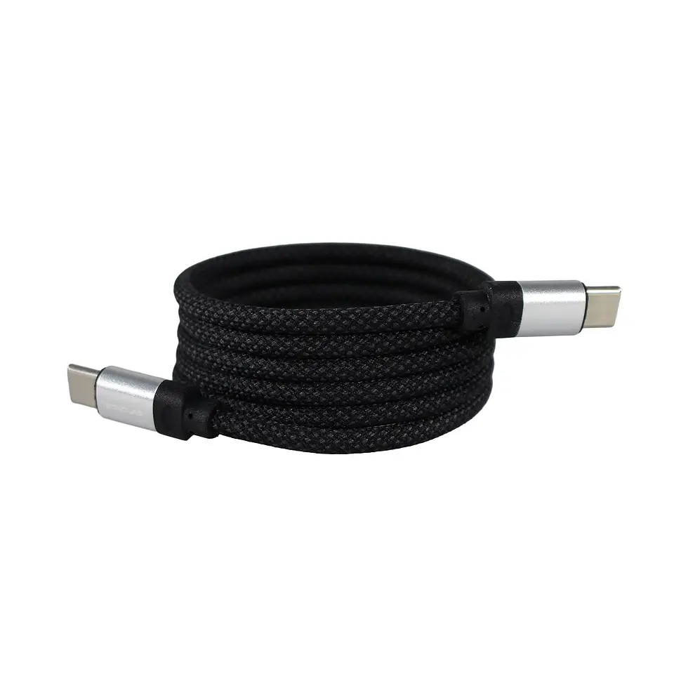 Cable USB-C magnético 65W 1 m negro TecnoLab TL806 3