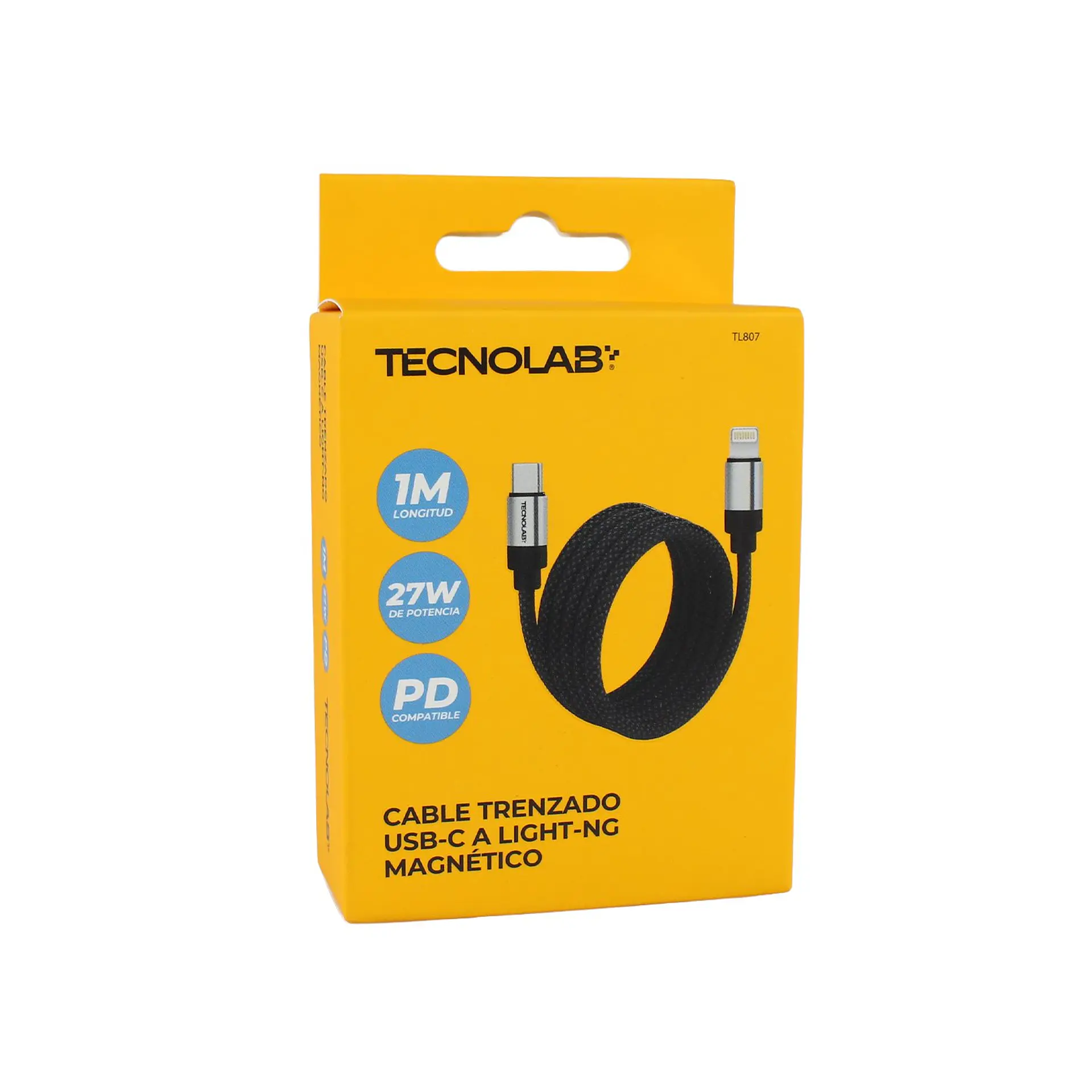 Cable USB-C a Lightning magnético 27W TecnoLab TL807 2