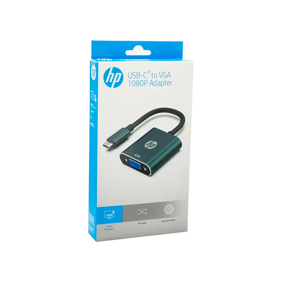 Adaptador USB-C a VGA 1080p HP 09-DHC-CT201 3