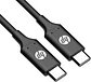 Cable USB-C a USB-C 60W 1 m HP 09-DHC-TC107-1MT - Miniatura 3