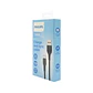 Cable USB-A a USB-C 3A 1 m Philips DLC2141A/70 - Miniatura 2