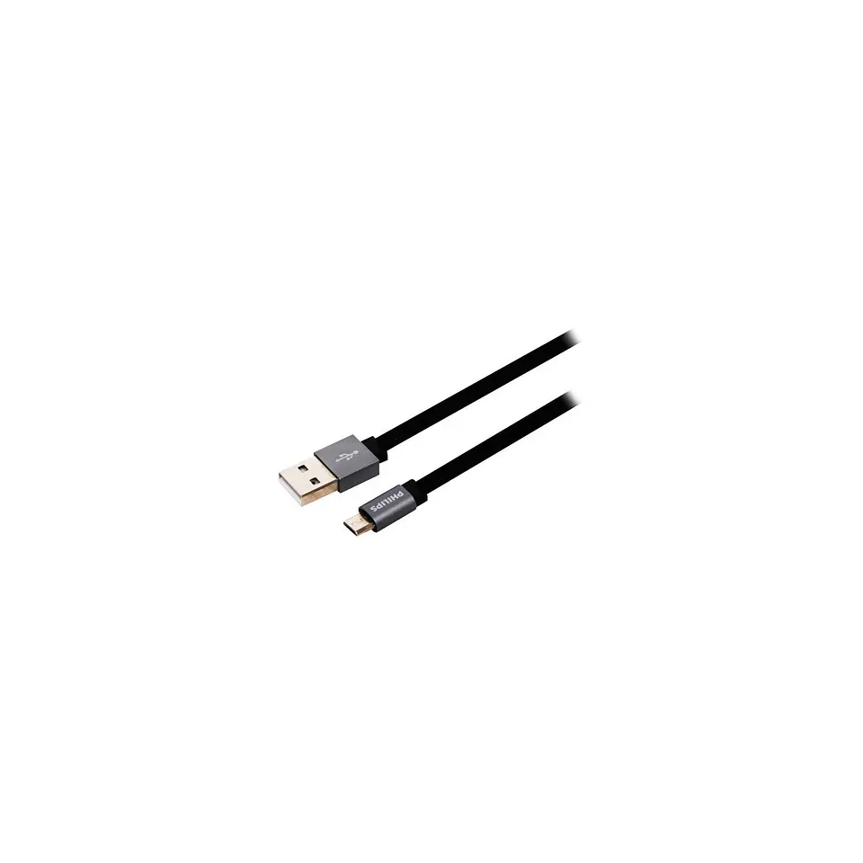 Cable plano USB-A a Micro USB 1,2 m Philips 09-DLC2518F 2