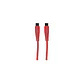 Cable USB-C a USB-C rojo 1,2 m Philips DLC5531CR - Miniatura 1