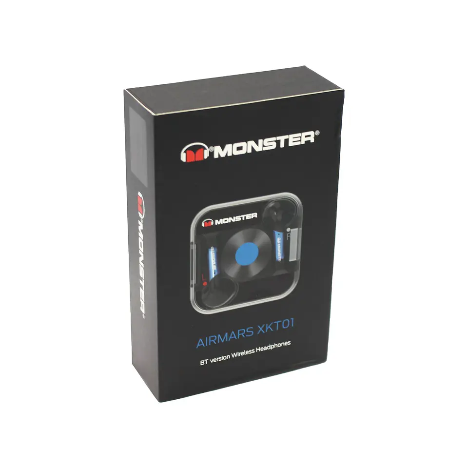 Audífonos Bluetooth Monster AirMars XKT01 azules 2