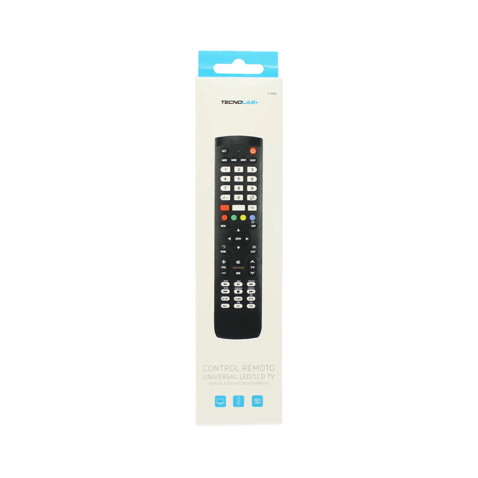 Control remoto universal Smart TV Tecnolab TL622 2