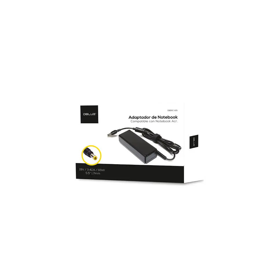 Adaptador notebook Dblue DBEKC-105 65W 1