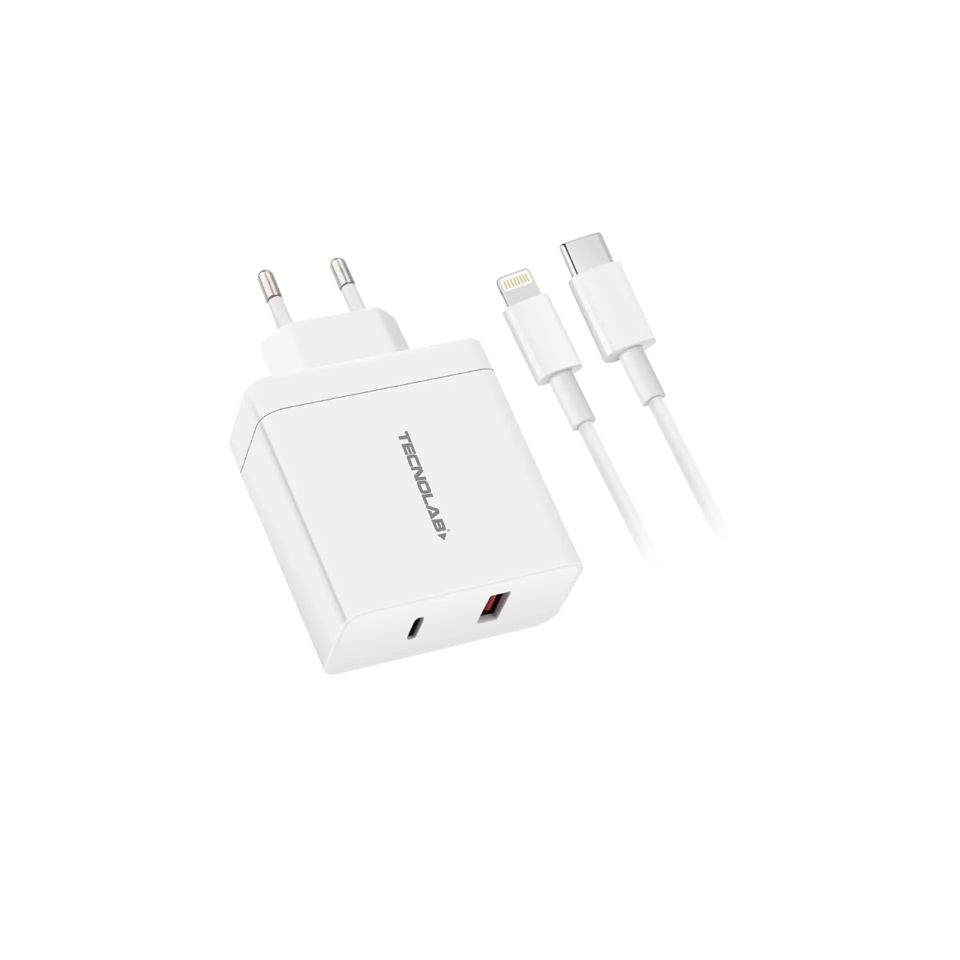 Kit cargador TecnoLab TL469 con cable Tipo C a Lightning 1