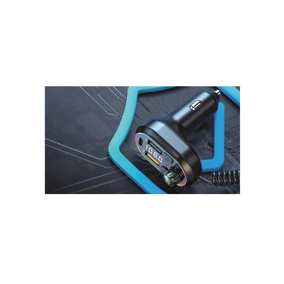 Cargador auto y transmisor FM Bluetooth TecnoLab TL510 2