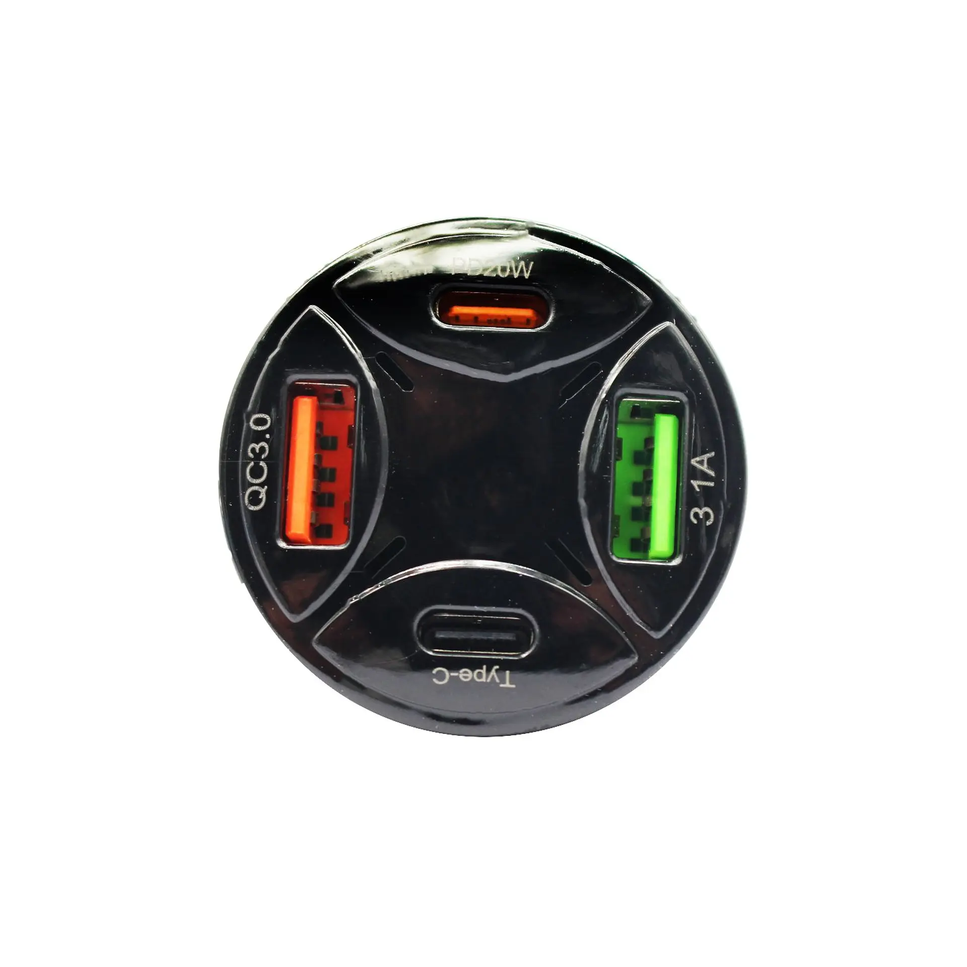 Cargador auto TecnoLab TL578 USB-A y Tipo C 2