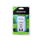 Cargador pilas TecnoLab TL842 blanco con 2 AAA - Miniatura 1