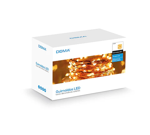 Guirnalda LED decorativa solar Doma DM0017
