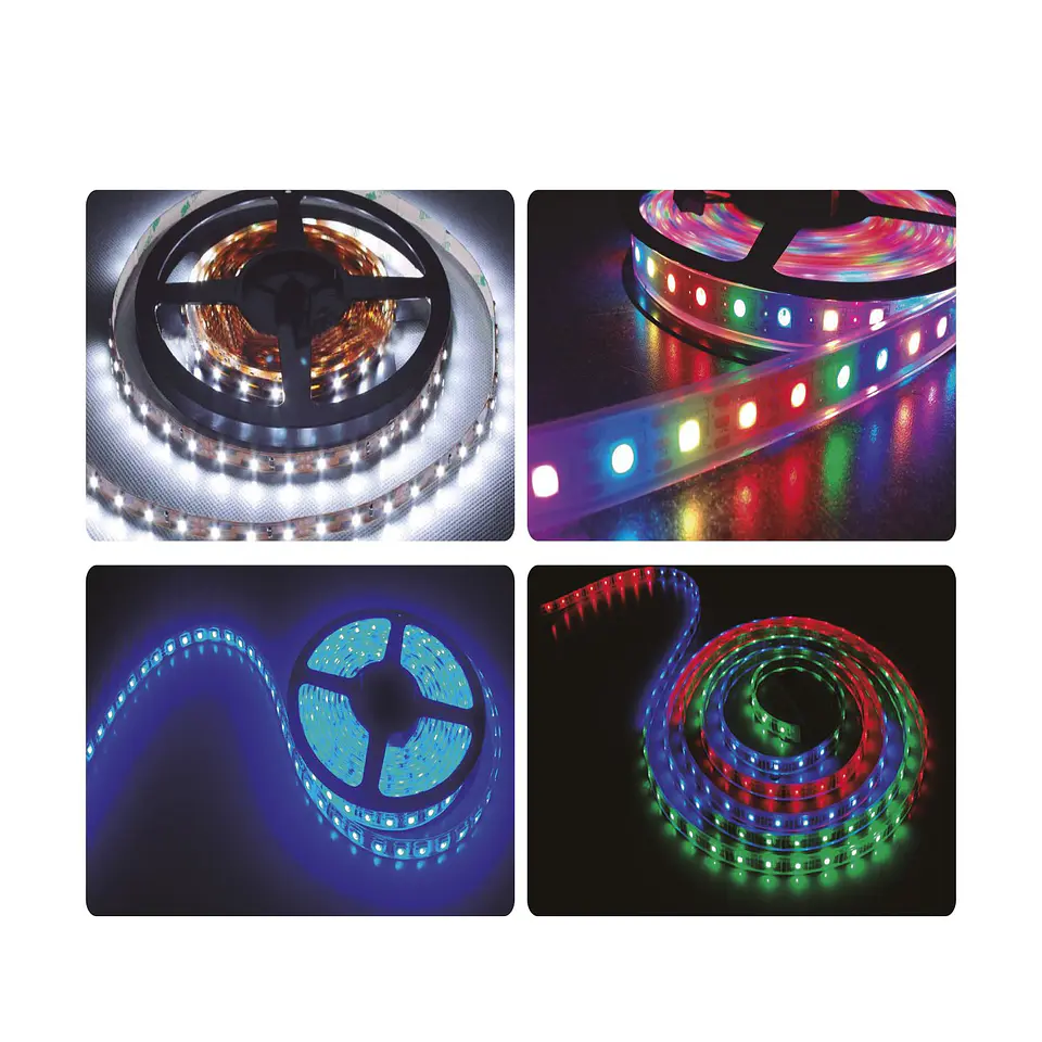 Tira LED RGB 5 m Tecnolab, referencia 03-TL123 4