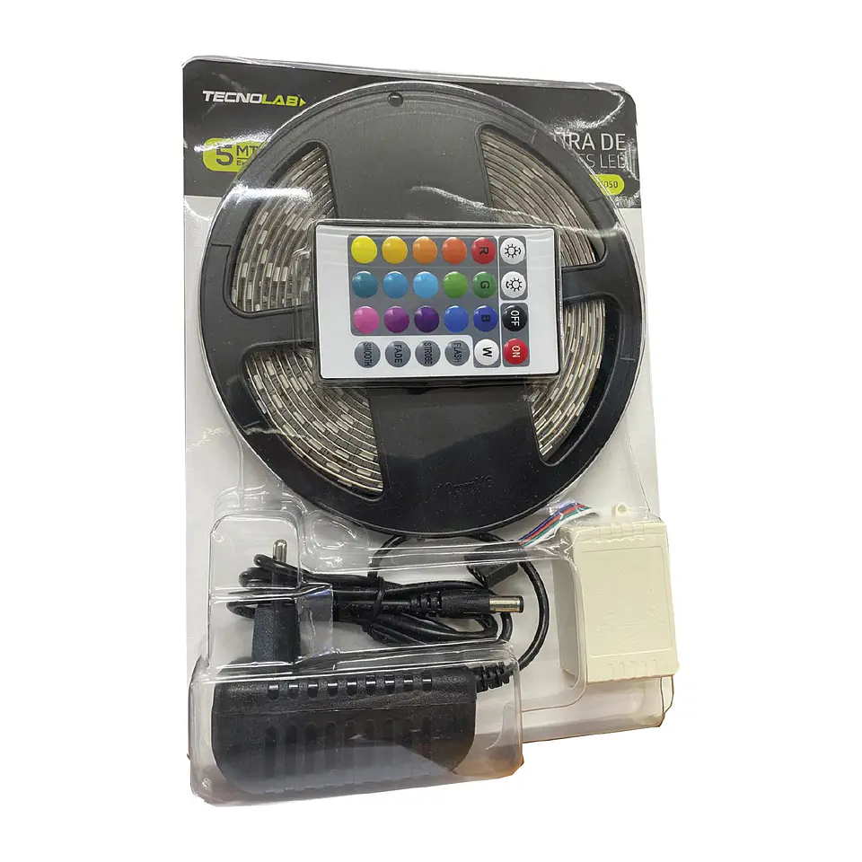 Tira LED RGB 5 m Tecnolab, referencia 03-TL123 5